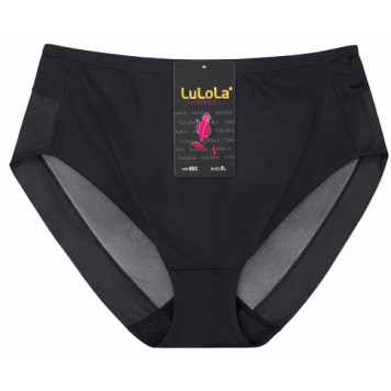 Трусики жіночі 865 з мікрофібри із сіткою LULOLA-8